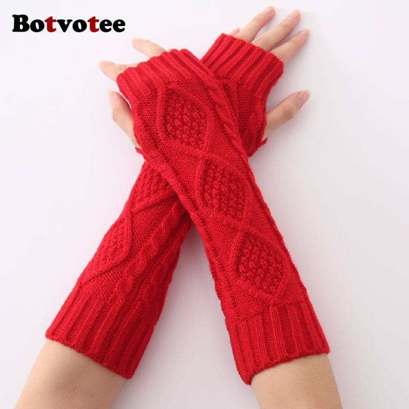 Botvotee Sleeves for Women Arm - огляд і ціна Fingerless Glove Knit