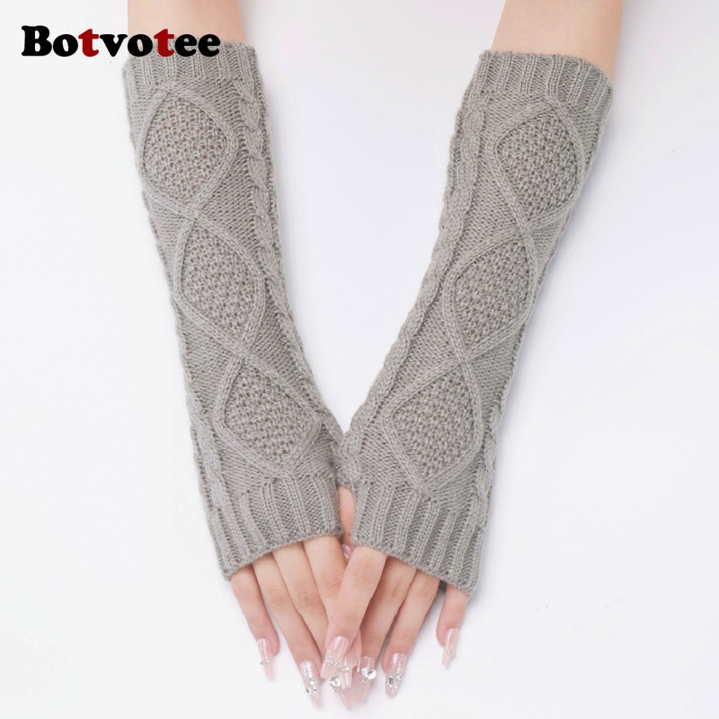 Botvotee Sleeves for Women Arm - огляд і ціна Fingerless Glove Knit
