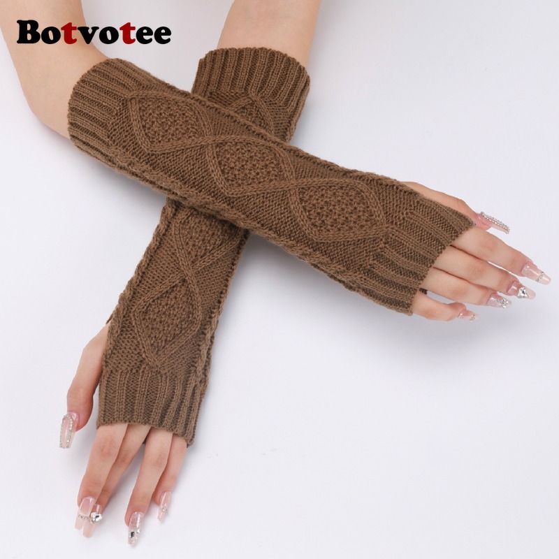 Botvotee Sleeves for Women Arm - огляд і ціна Fingerless Glove Knit