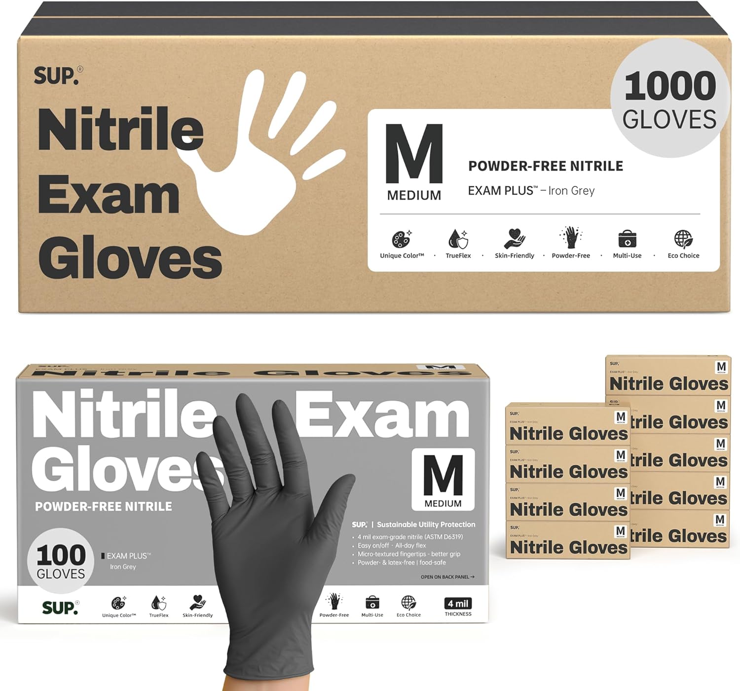 Nitrile Exam Gloves 1000 Ct Po - огляд і ціна Exam Glove Nitrile