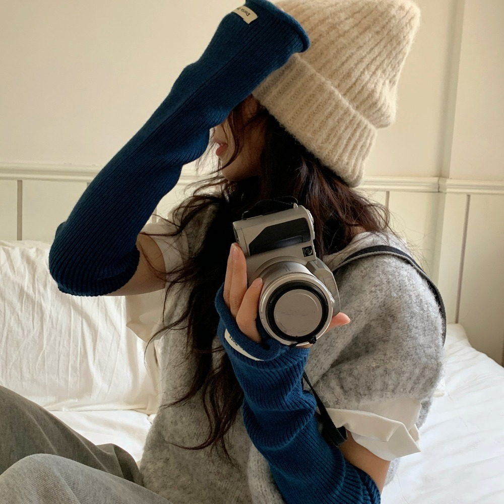 Korean Style Knitted Warm Slee - огляд і ціна Fingerless Glove Knit