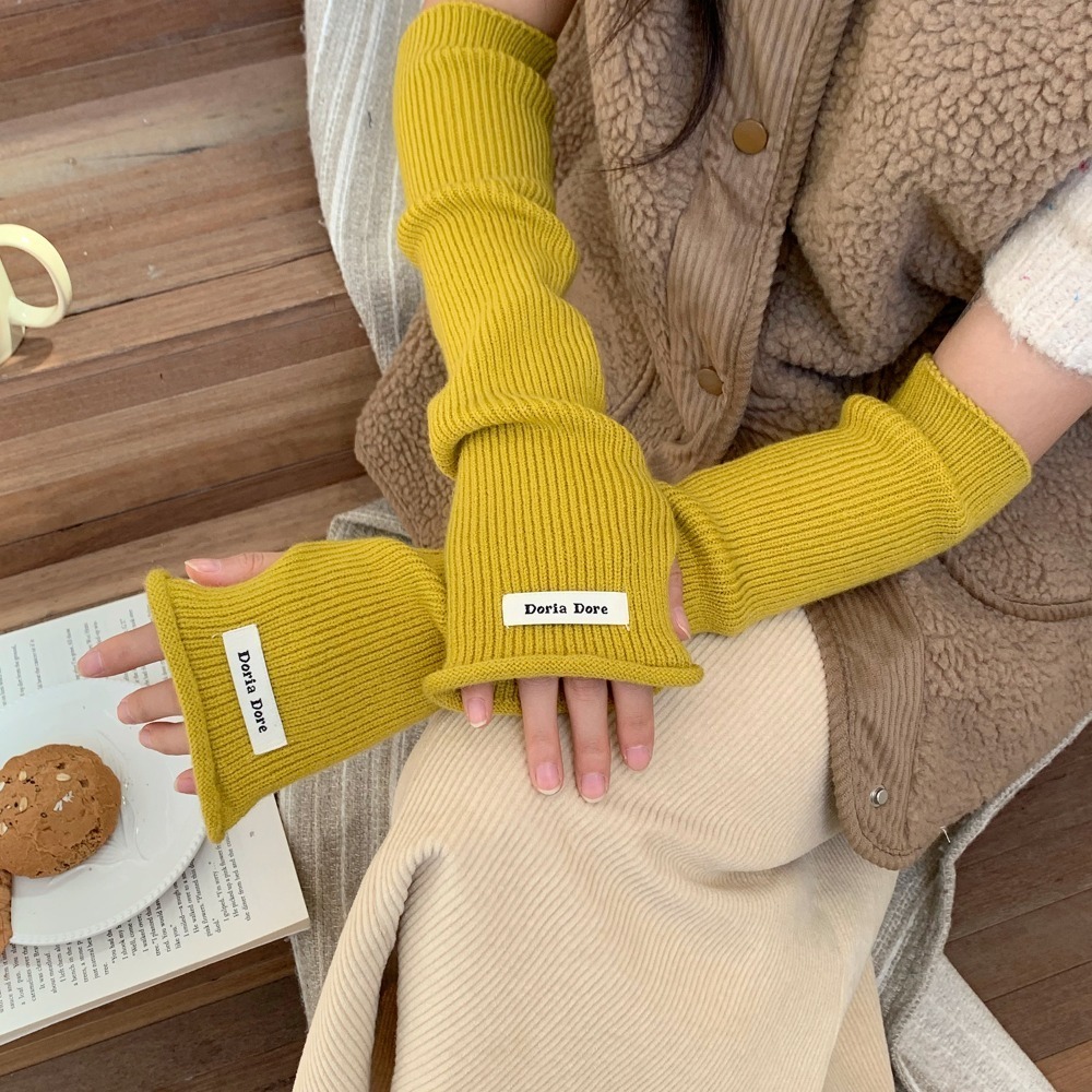 Korean Style Knitted Warm Slee - огляд і ціна Fingerless Glove Knit