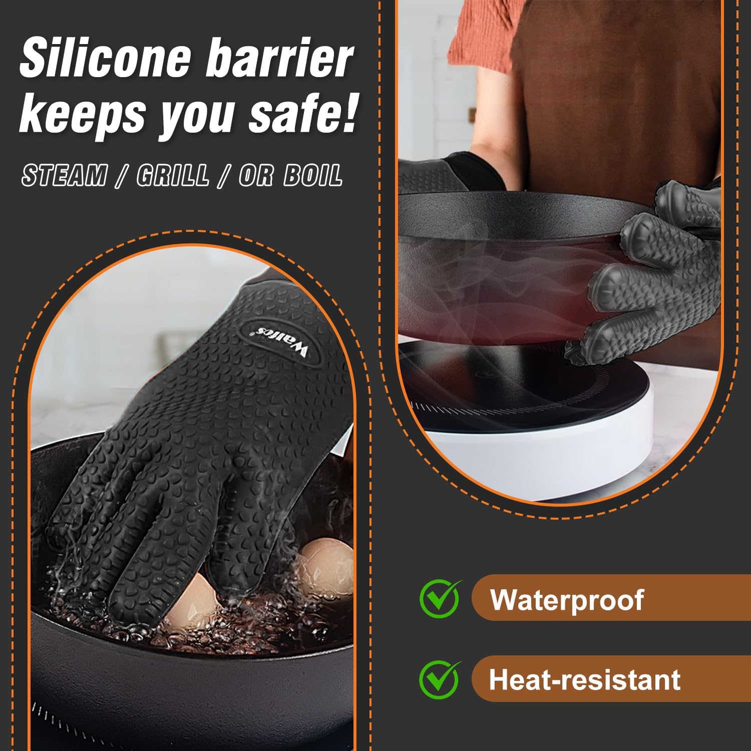 Heat Resistant Silicone BBQ Gl - огляд і ціна Heat Resistant Glove