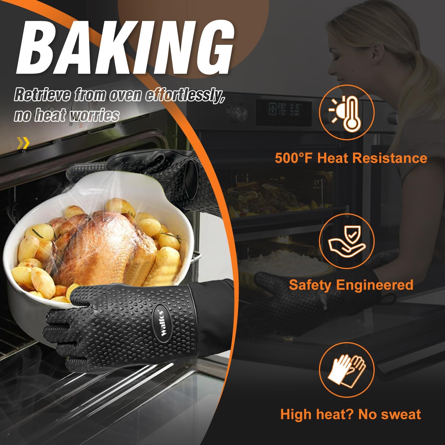 Heat Resistant Silicone BBQ Gl - огляд і ціна Heat Resistant Glove