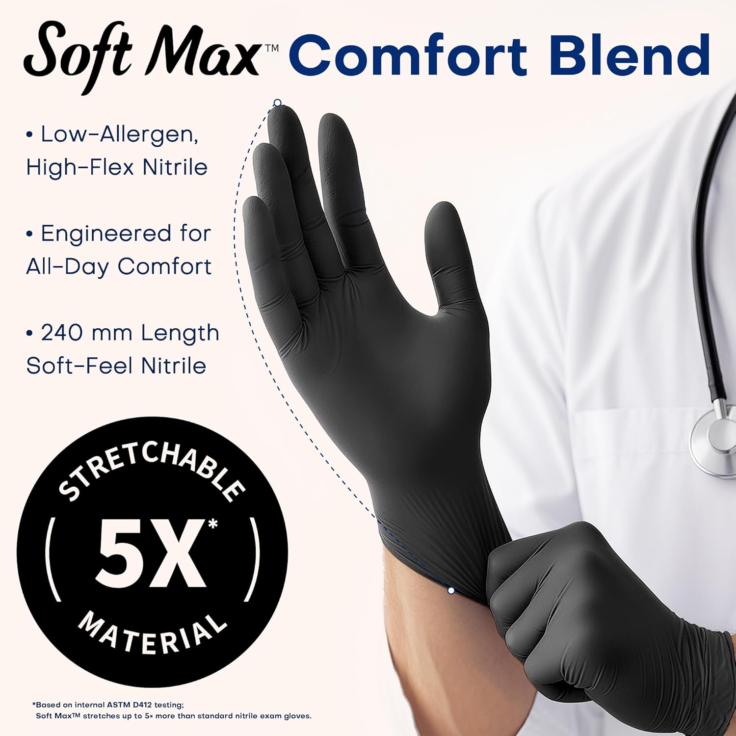 Nitrile Exam Gloves 1000Pcs La - огляд і ціна Exam Glove Nitrile