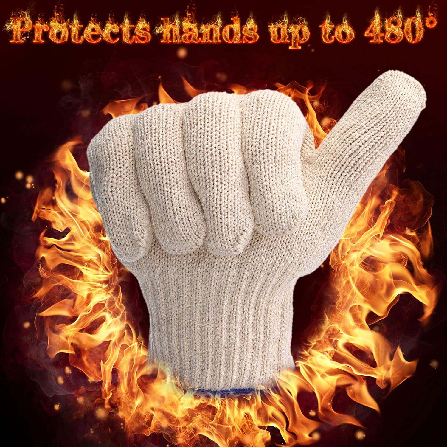 4 Pairs Heat Resistant Gloves, - огляд і ціна Heat Resistant Glove