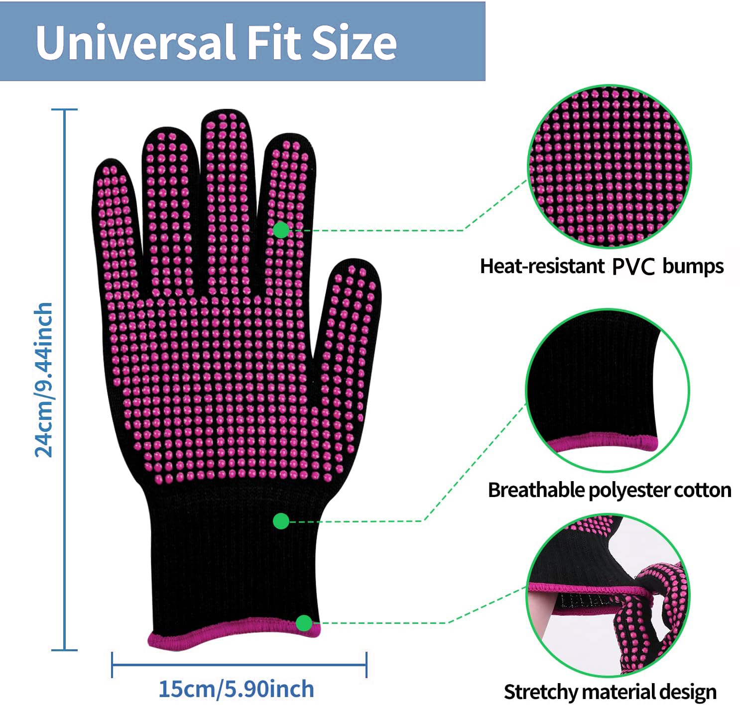 1 Pair Barbecue Anti-scald Glo - огляд і ціна Oven Mitt Silicone