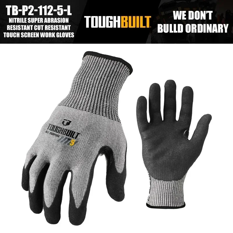 ToughBuilt TB-P2-112-5-L Nitri - огляд і ціна Nitrile Mechanic Glove