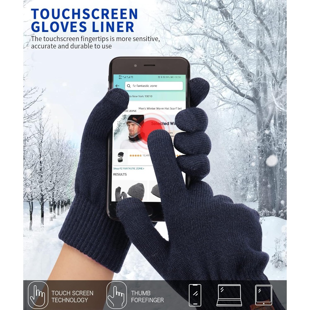 Women's Winter Touchscreen Woo - огляд і ціна Wool Glove Lined