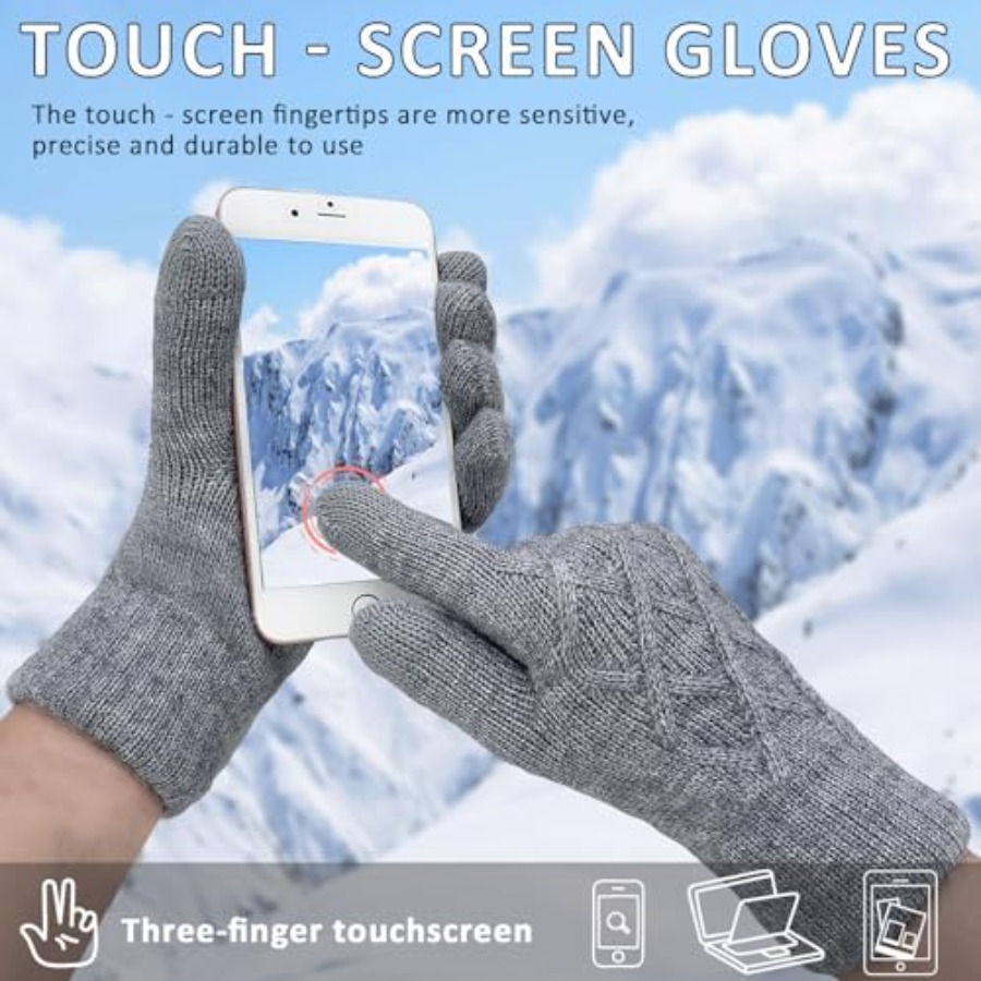 Winter Wool Gloves for Women M - огляд і ціна Wool Glove Lined