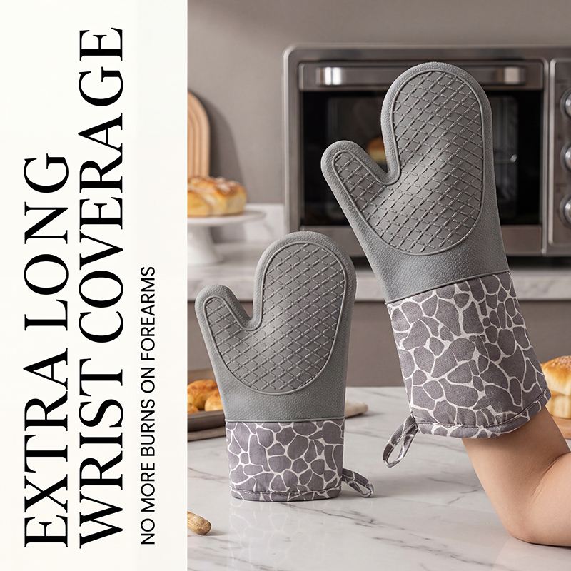 Heat Resistant Silicone Oven M - огляд і ціна Oven Mitt Silicone