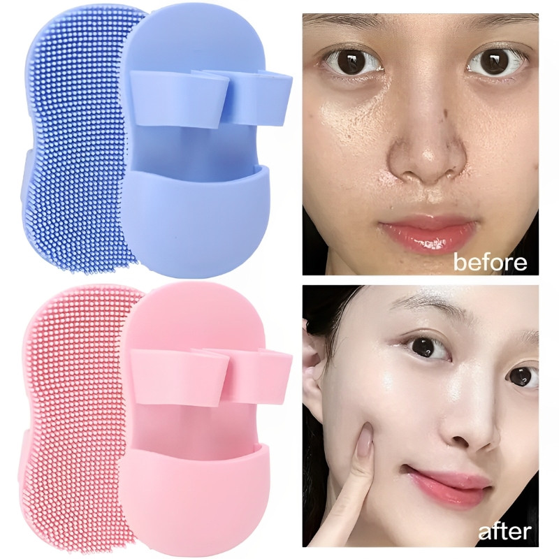 Silicone Face Scrubber Brush D - огляд і ціна Rubber Glove Cleaning