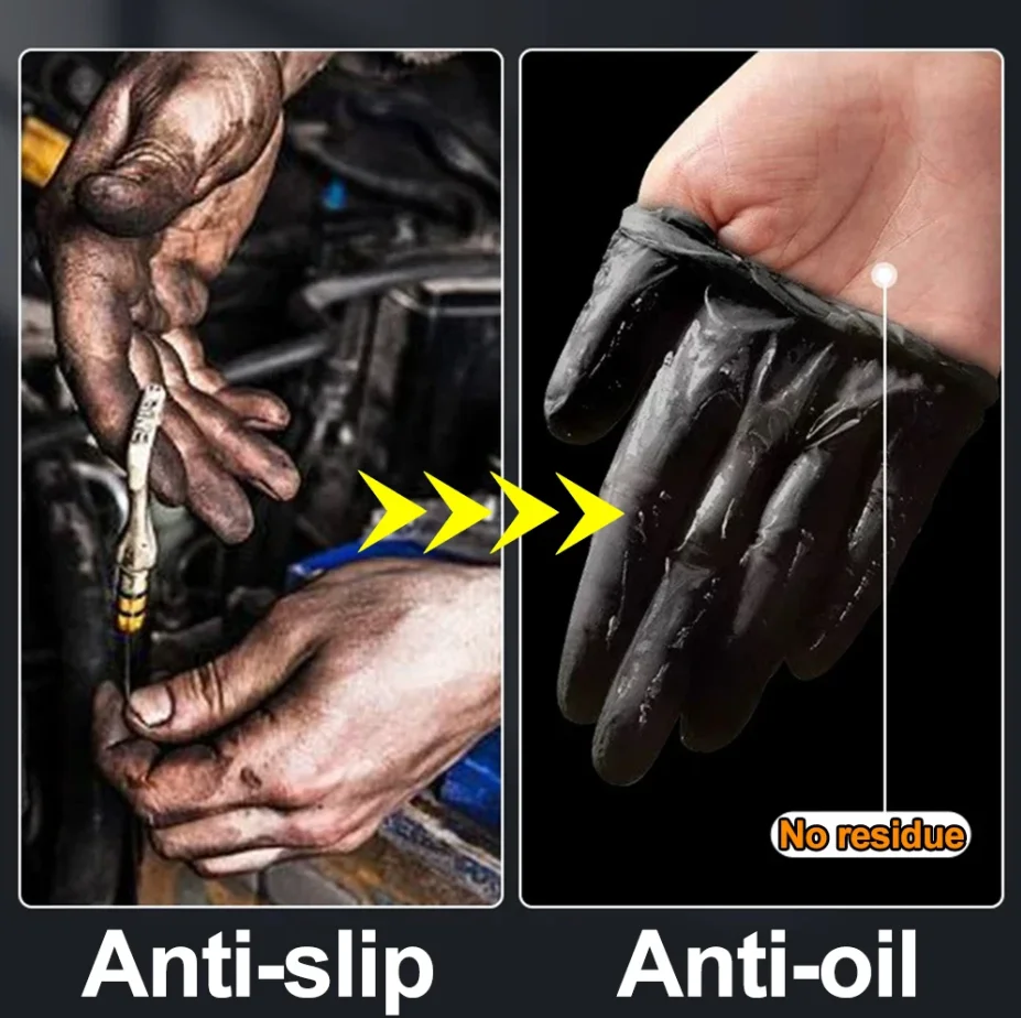 30/10Pcs Thick 8mil Nitrile Gl - огляд і ціна Nitrile Mechanic Glove